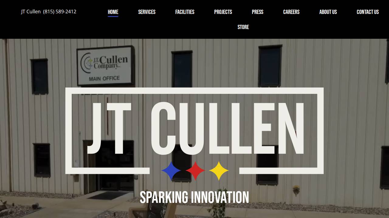 J T Cullen Company INC website screenshot
