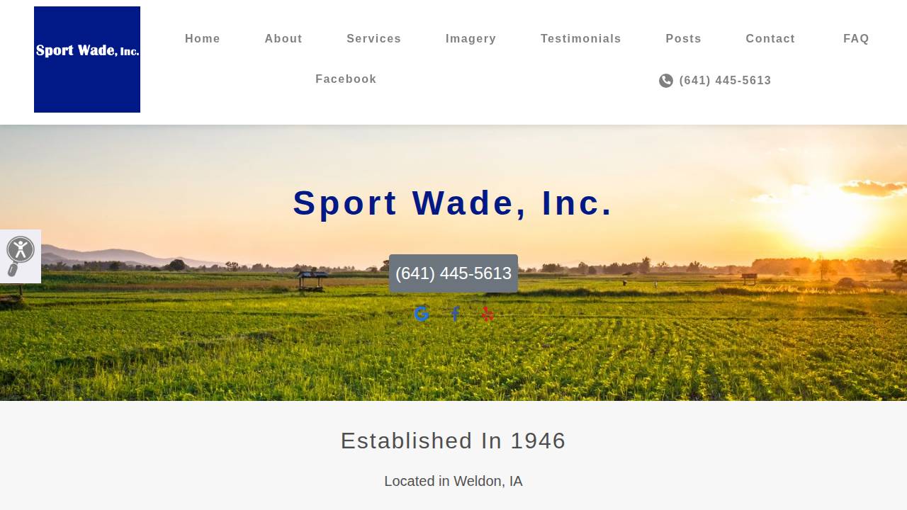 Sport Wade INC website screenshot