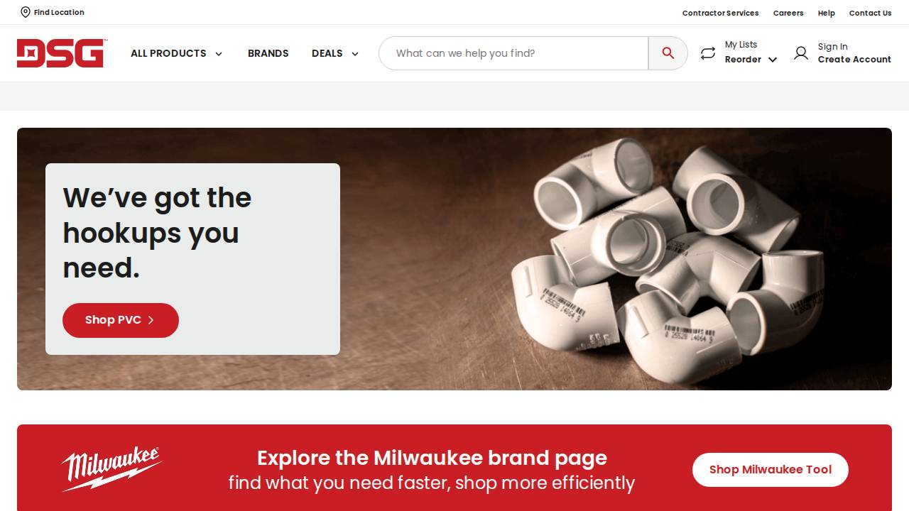 Dakota Supply Group INC website screenshot