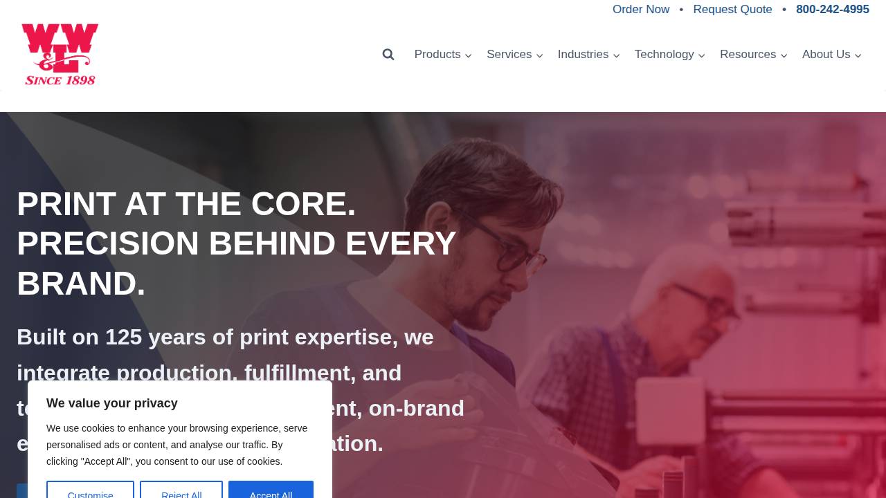 Weldon Williams & Lick website screenshot