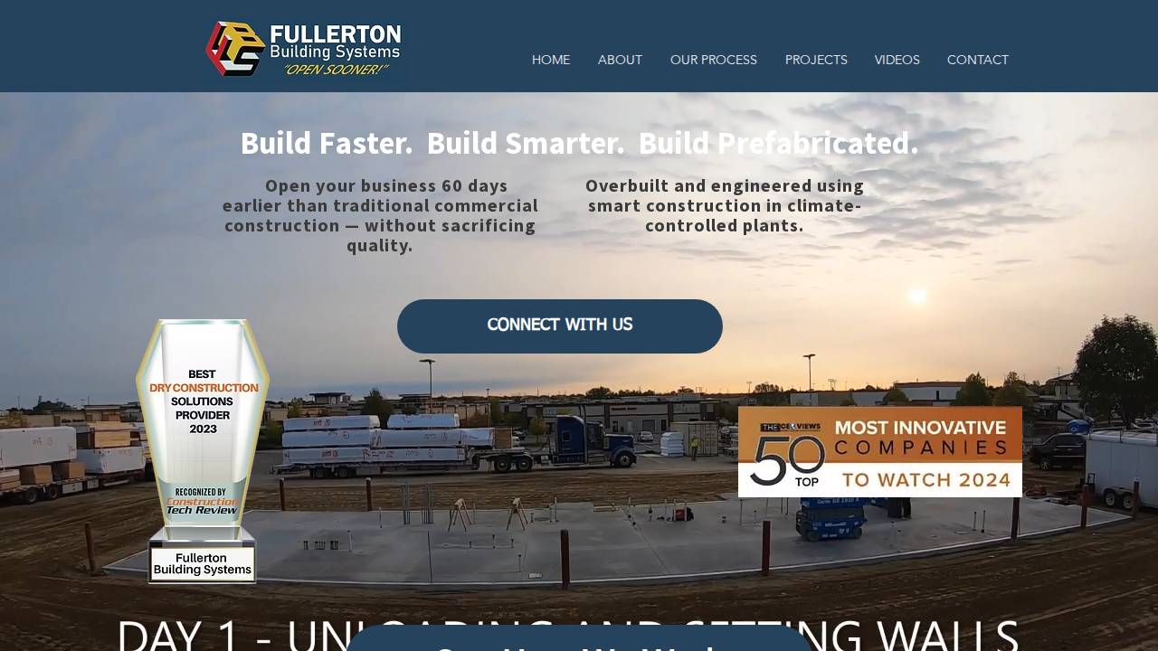 Fullerton Building Systems INC website screenshot
