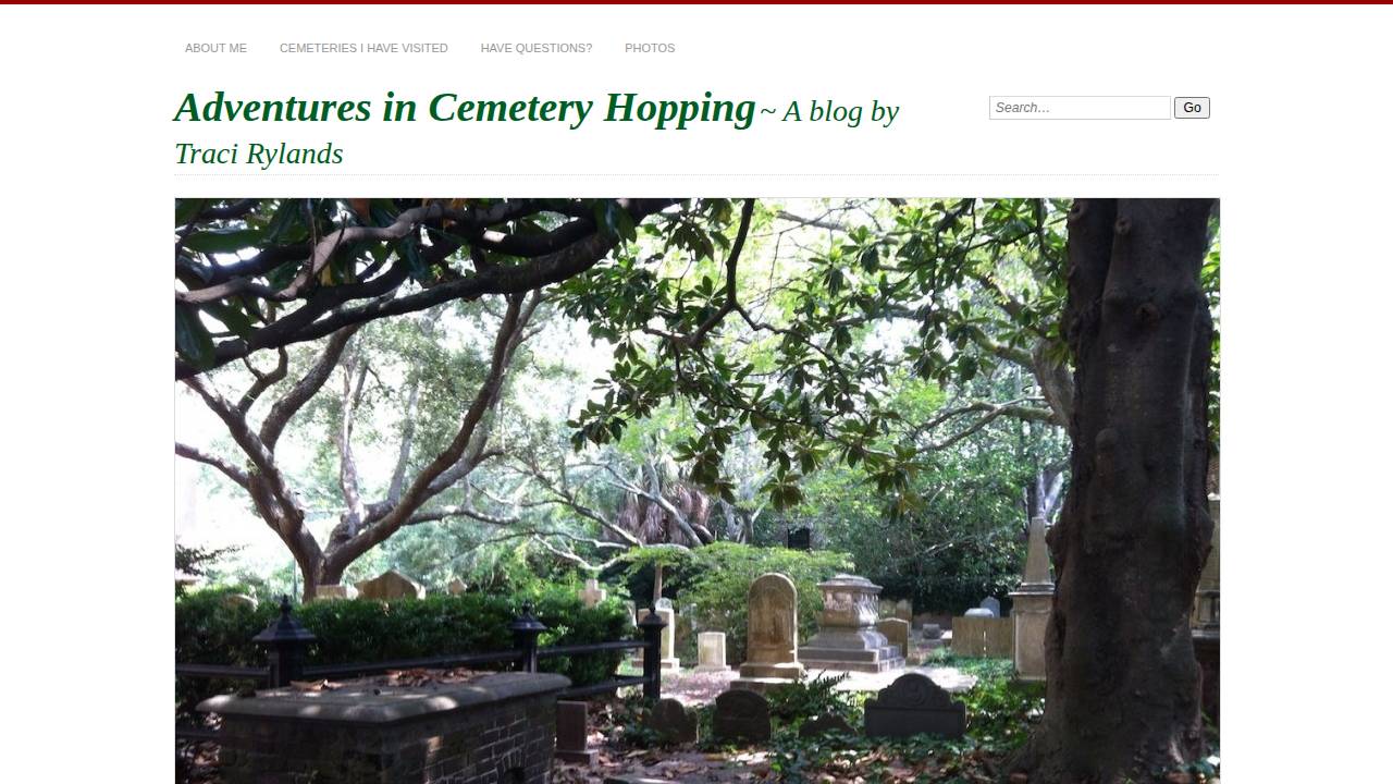 Marshall Cemetery Association, Riverside Cemetery website screenshot