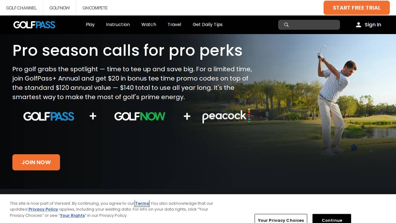 Greenfield Golf & Country Club website screenshot