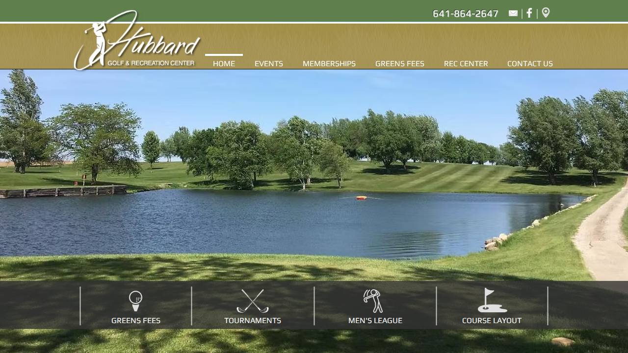 Hubbard Recreation Club, THE Hubbard Recreation Club website screenshot