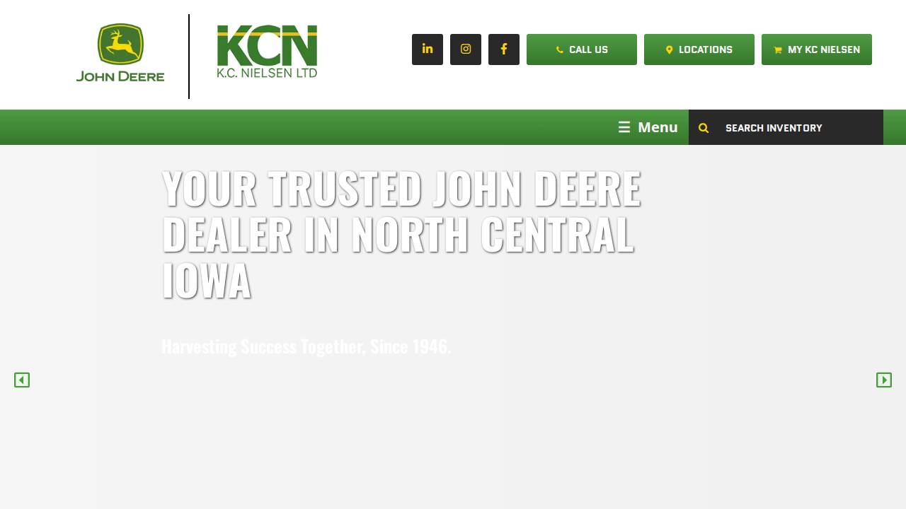KC Nielsen LTD website screenshot