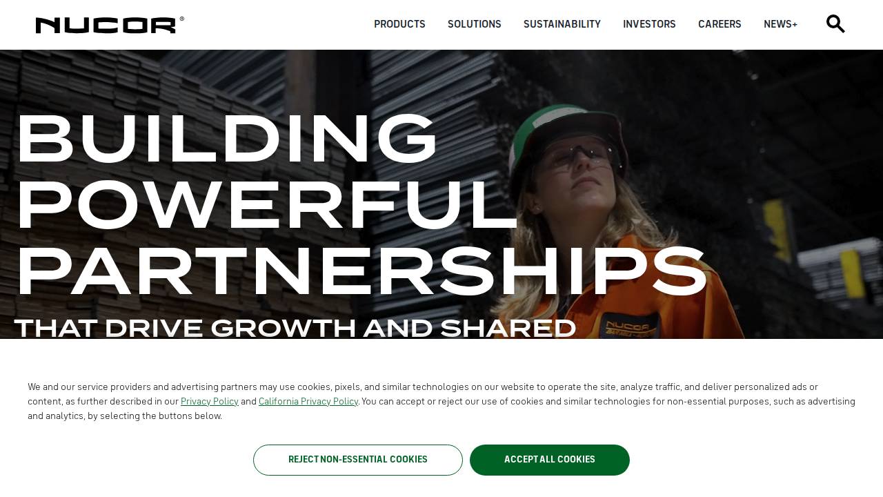 Nucor Corporation, Vulcraft-norfolk Division website screenshot