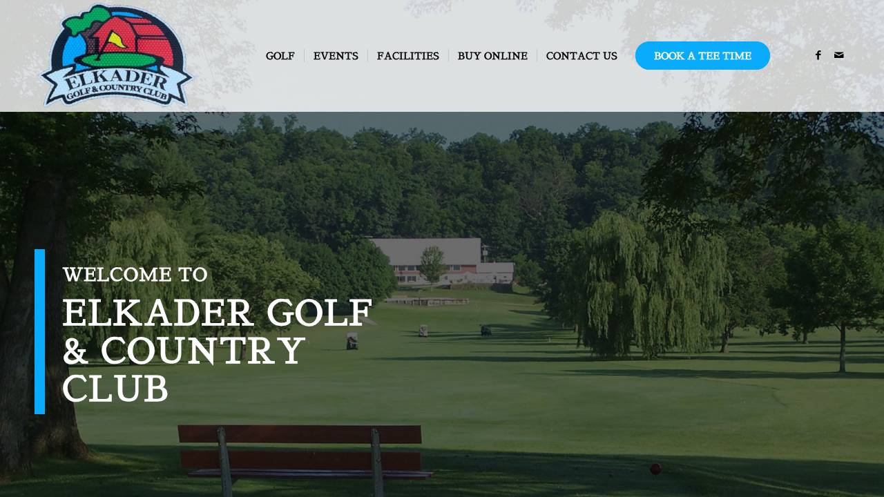 Elkader Golf AND County Club Inc website screenshot