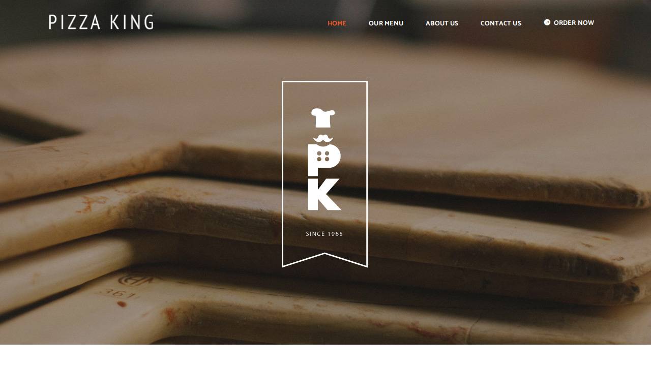 Pizza King Inc, Pizza King, Inc. website screenshot