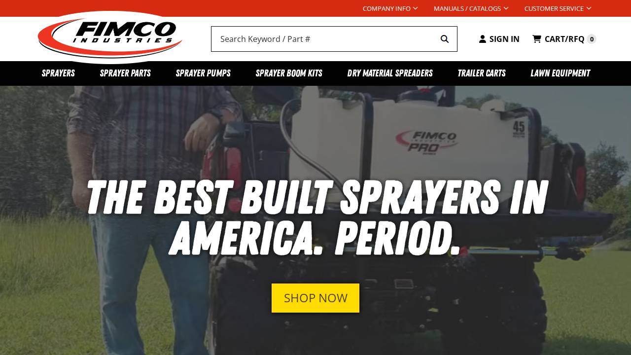 Fimco INC website screenshot