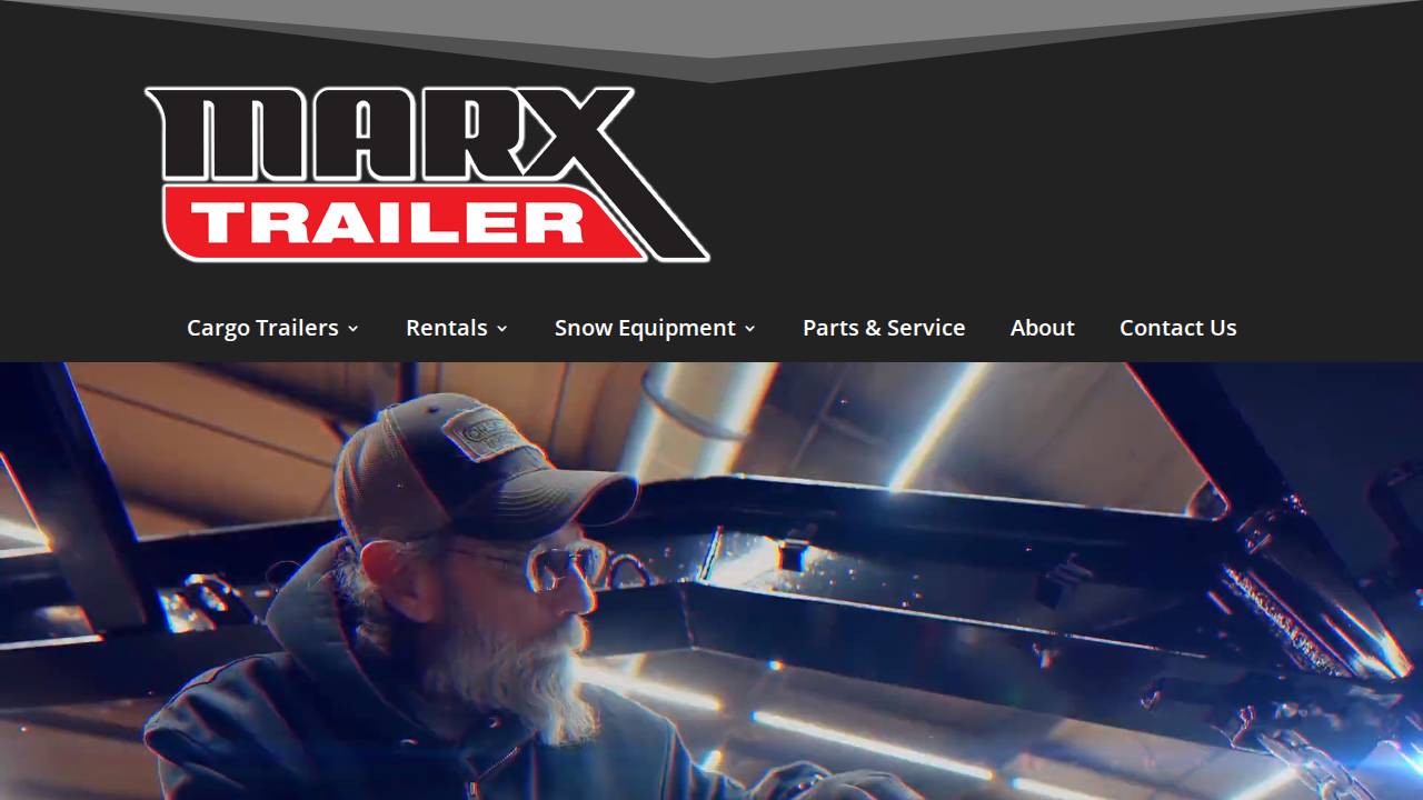 Marx Truck Trailer Sales INC website screenshot