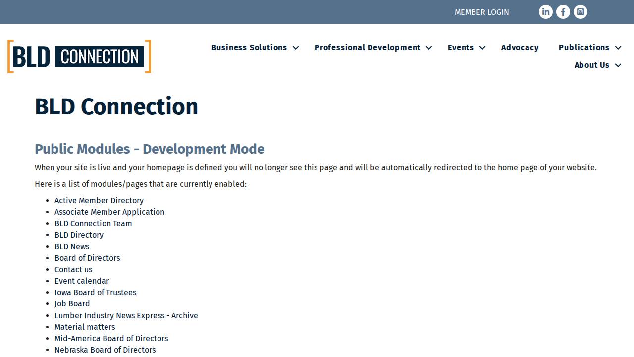 Vetter-parks Lumber CO website screenshot