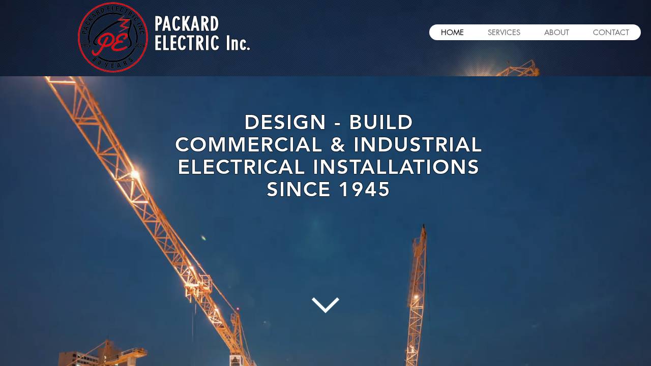 Packard Electric INC website screenshot