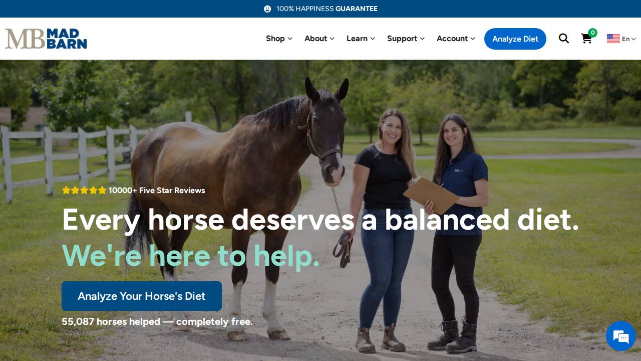 Prescription Feeds INC website screenshot