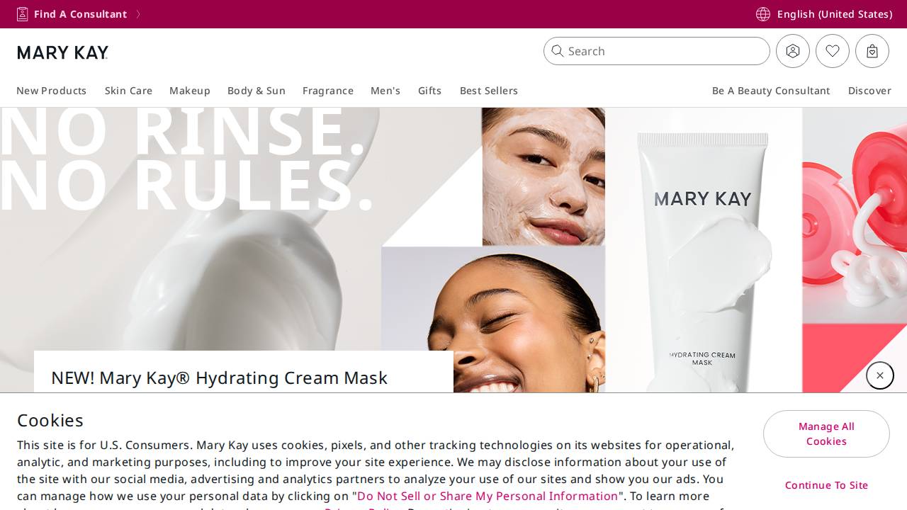 Mary KAY INC website screenshot