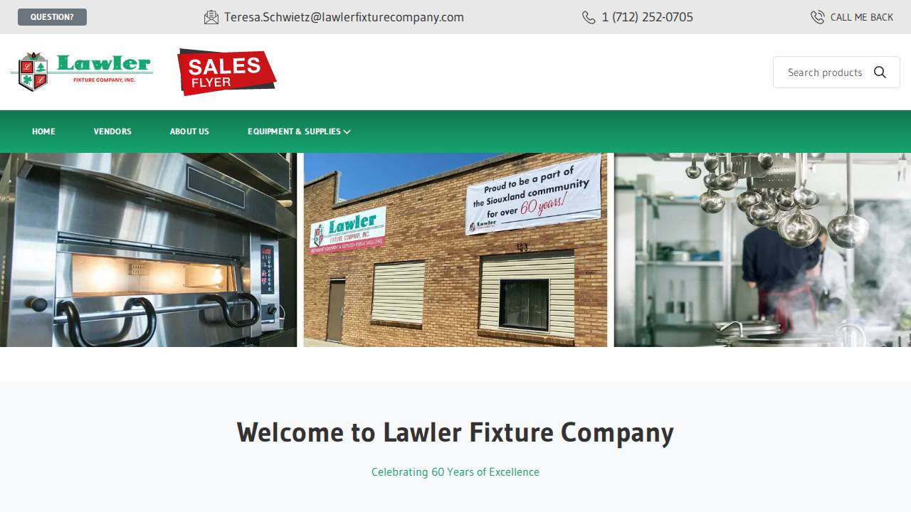 Lawler Fixture CO INC website screenshot