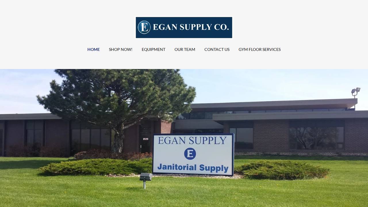 Egan Supply Company, Egan website screenshot
