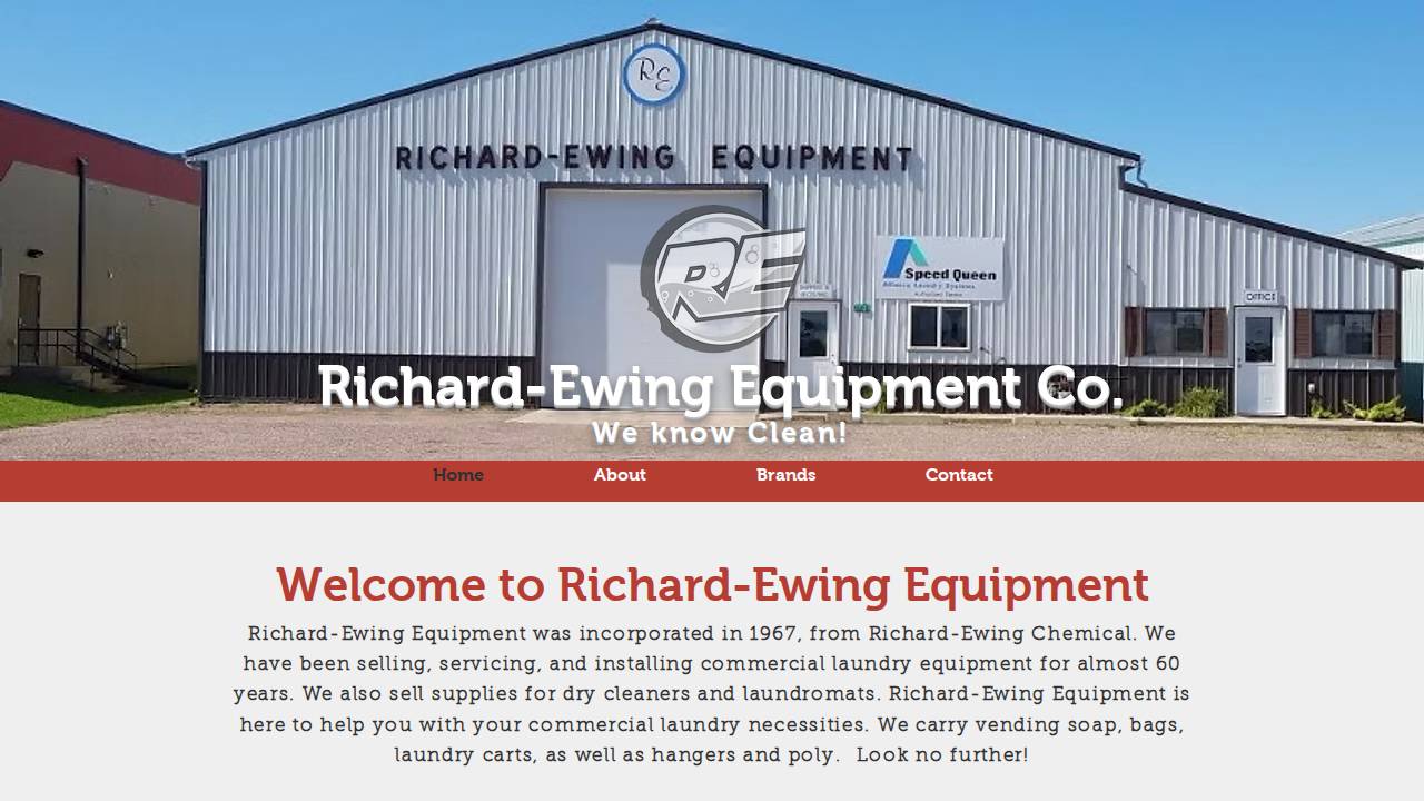 Richard-ewing Equipment CO website screenshot