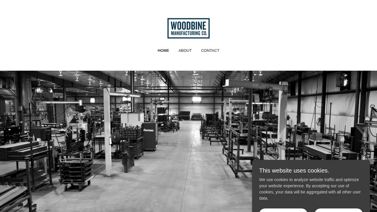 Woodbine Manufacturing Company website screenshot