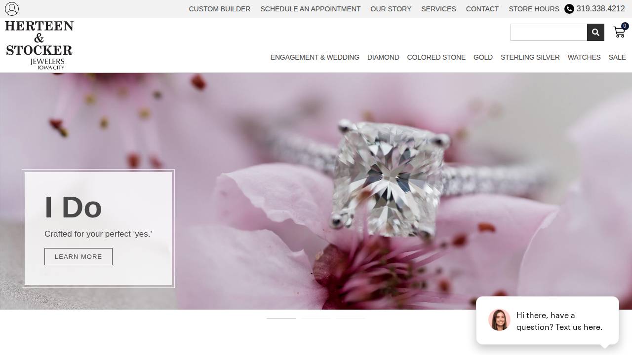 Herteen AND Stocker INC website screenshot