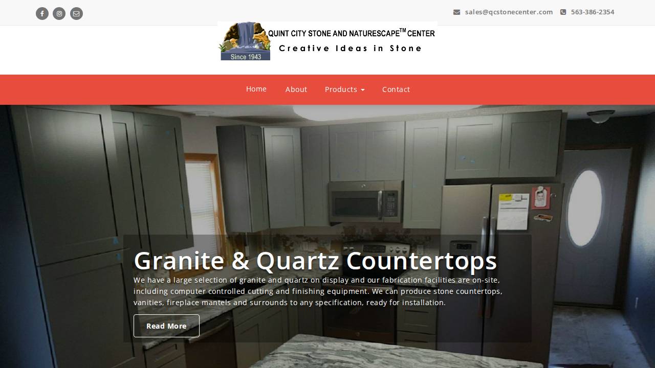 Central Stone Company website screenshot