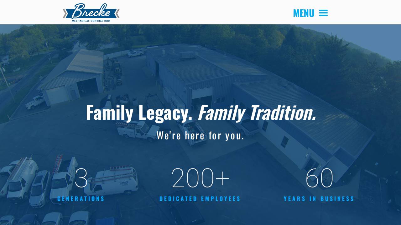 BG Brecke INC website screenshot