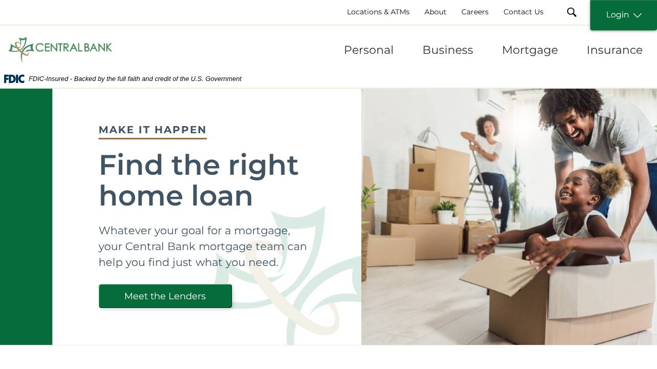 Central Bank website screenshot