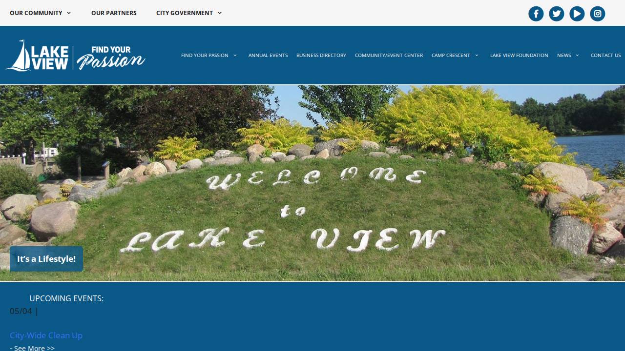 Sandra Gross website screenshot