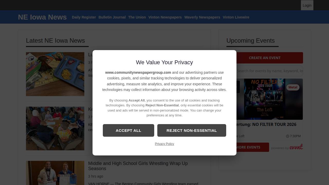 Ronald Saathoff website screenshot
