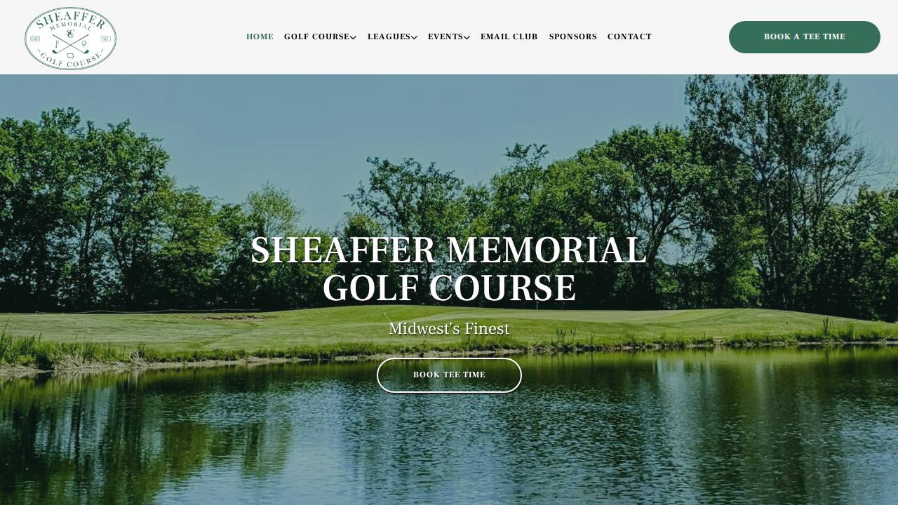 Sheaffer Memorial Golf Park, Trustees OF THE Fort Madison Civic Improvement website screenshot