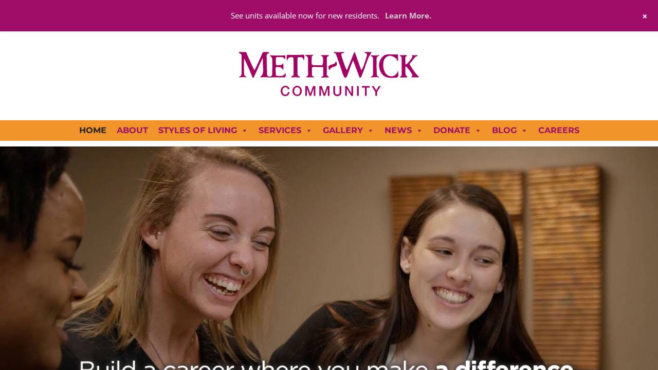 THE Meth-wick Community Inc, Methwick Community website screenshot