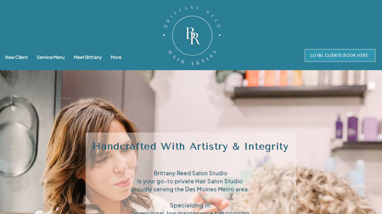 Reed, Linda; Hair Fashion Studio website screenshot