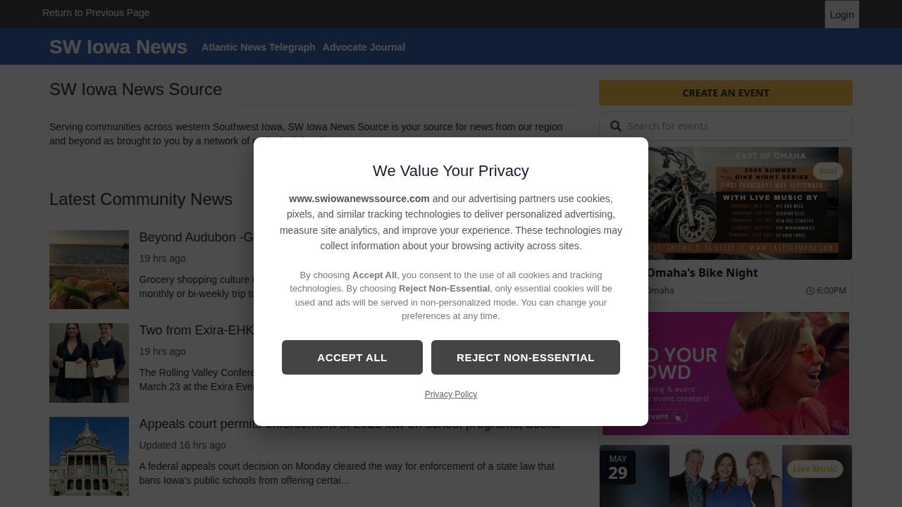Clark A Kauffman website screenshot