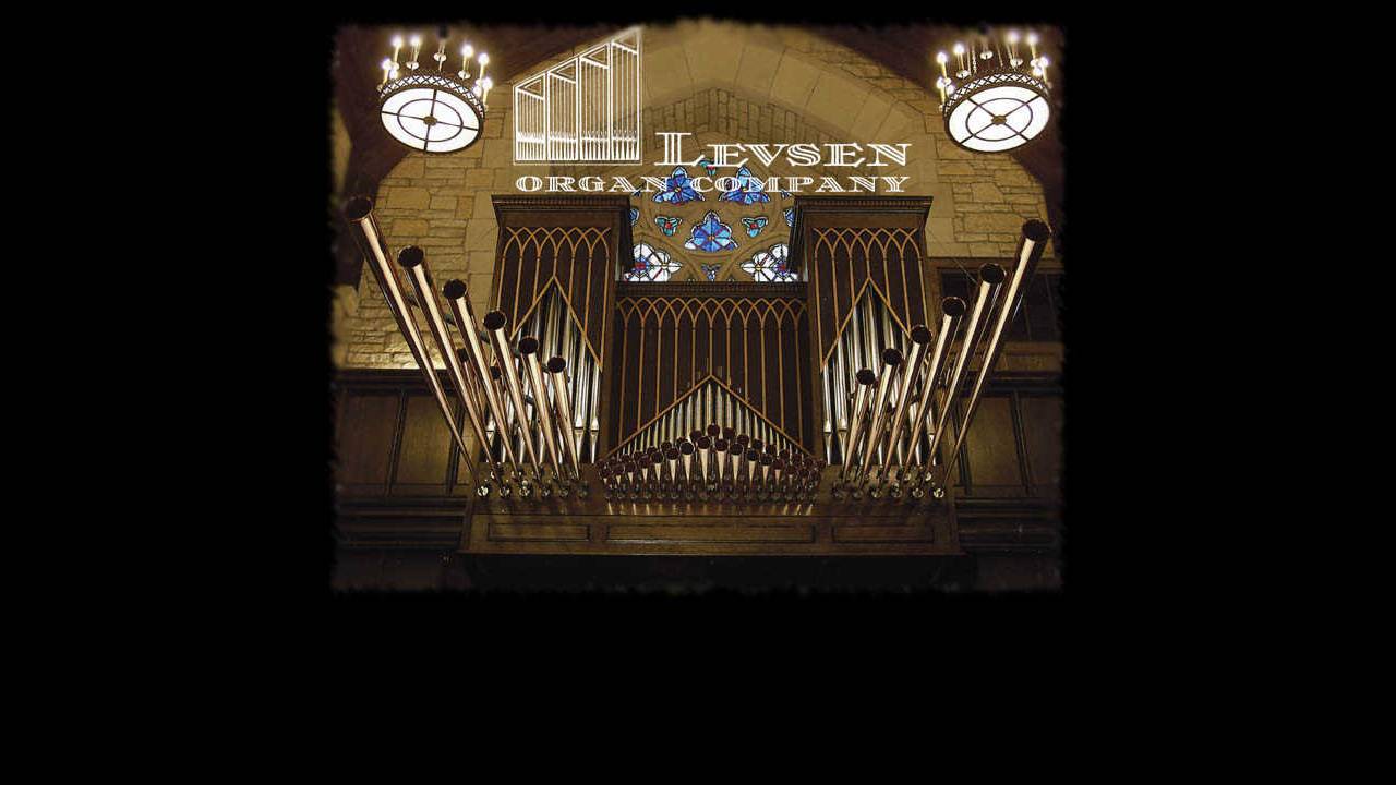 Levsen, Rodney E; Levsen Organ CO website screenshot