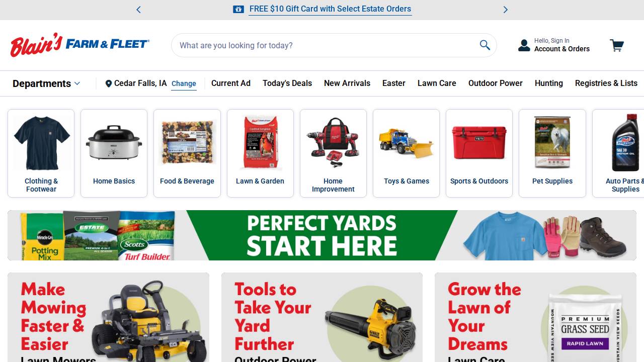 Sterling Farm & Fleet Inc, Farm & Fleet OF Clinton website screenshot