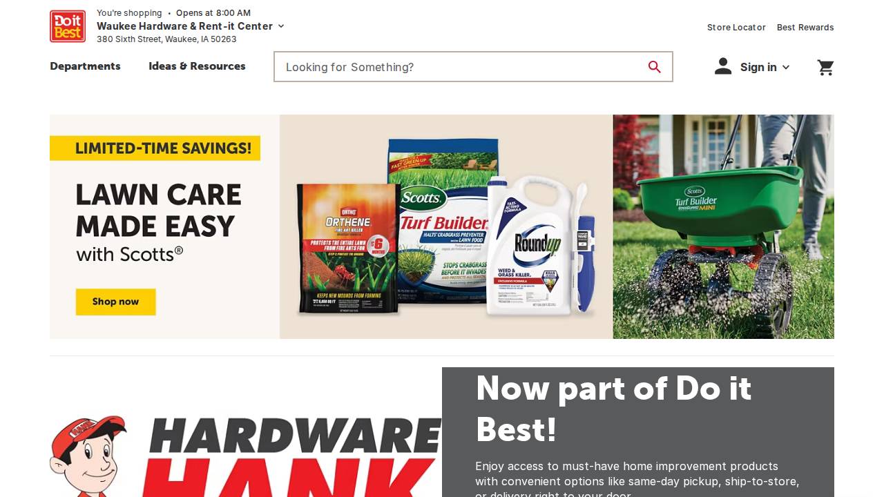 United Hardware Distributing CO website screenshot