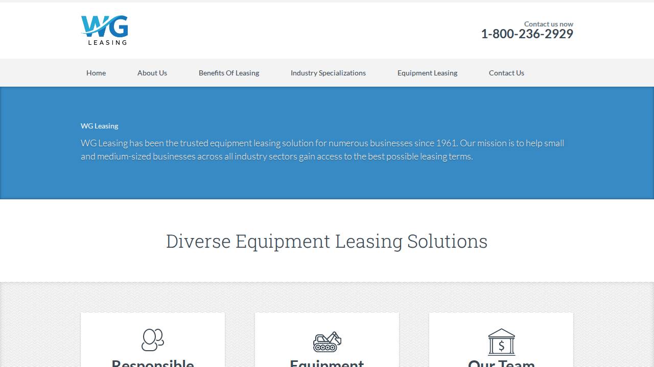 Modern Leasing INC OF Iowa website screenshot