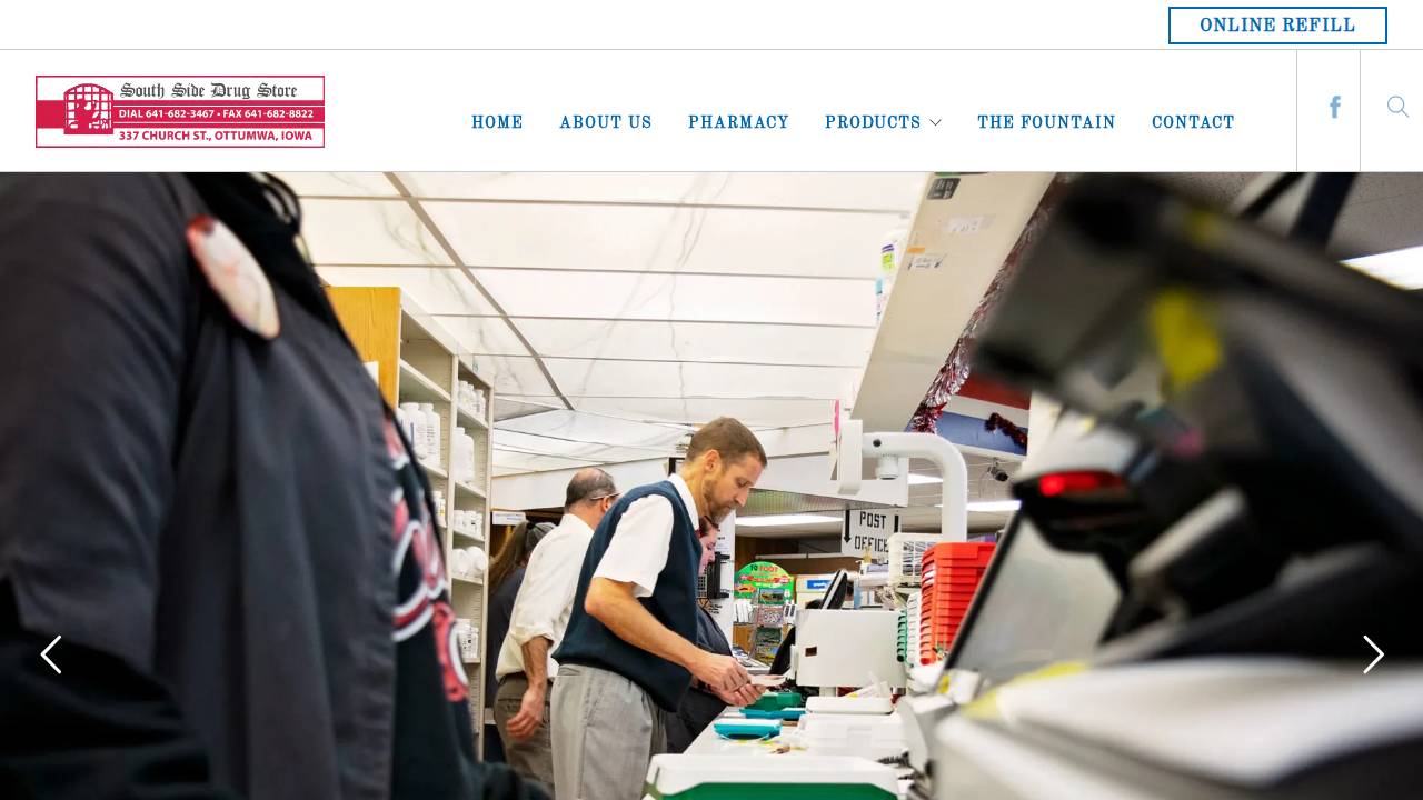 South Side Drug INC website screenshot