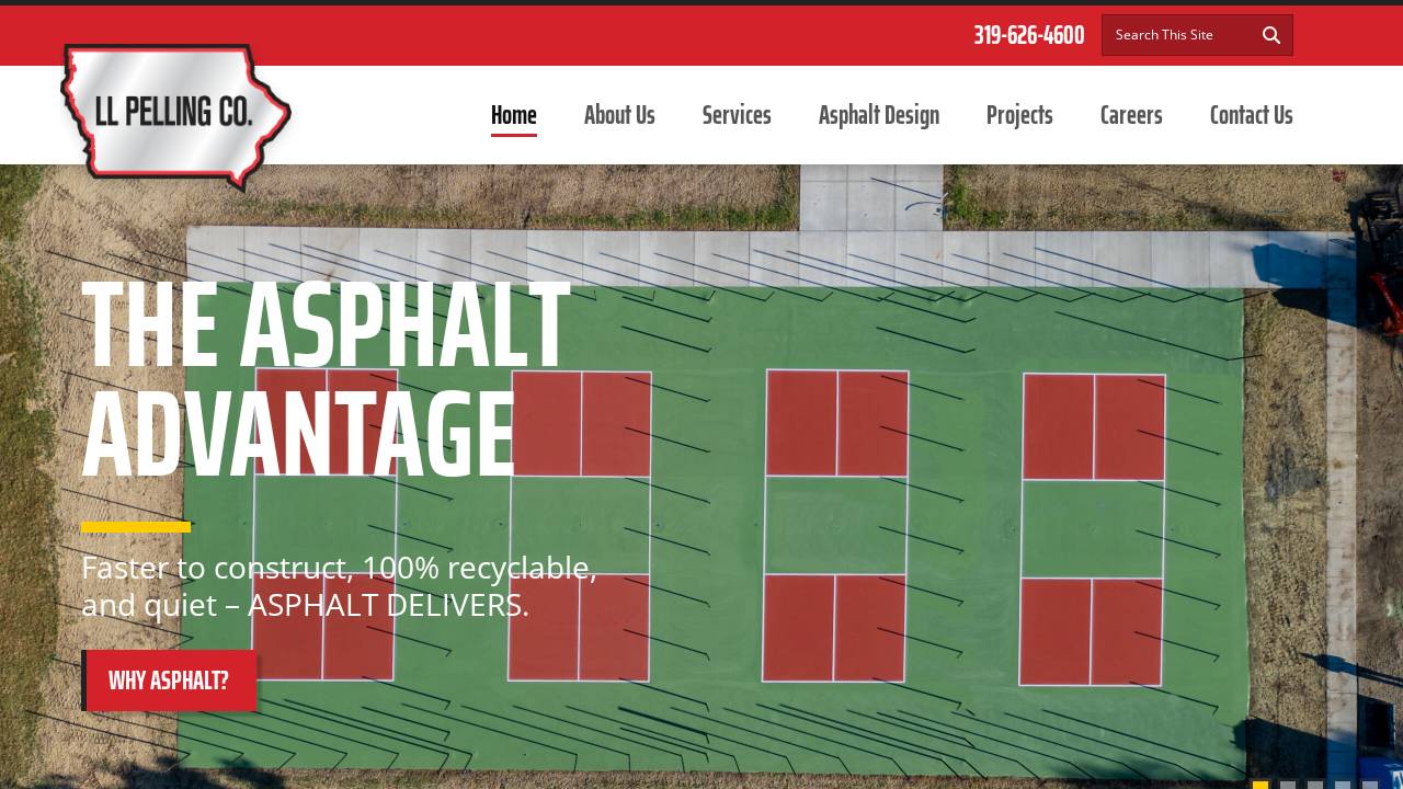 L L Pelling CO INC website screenshot