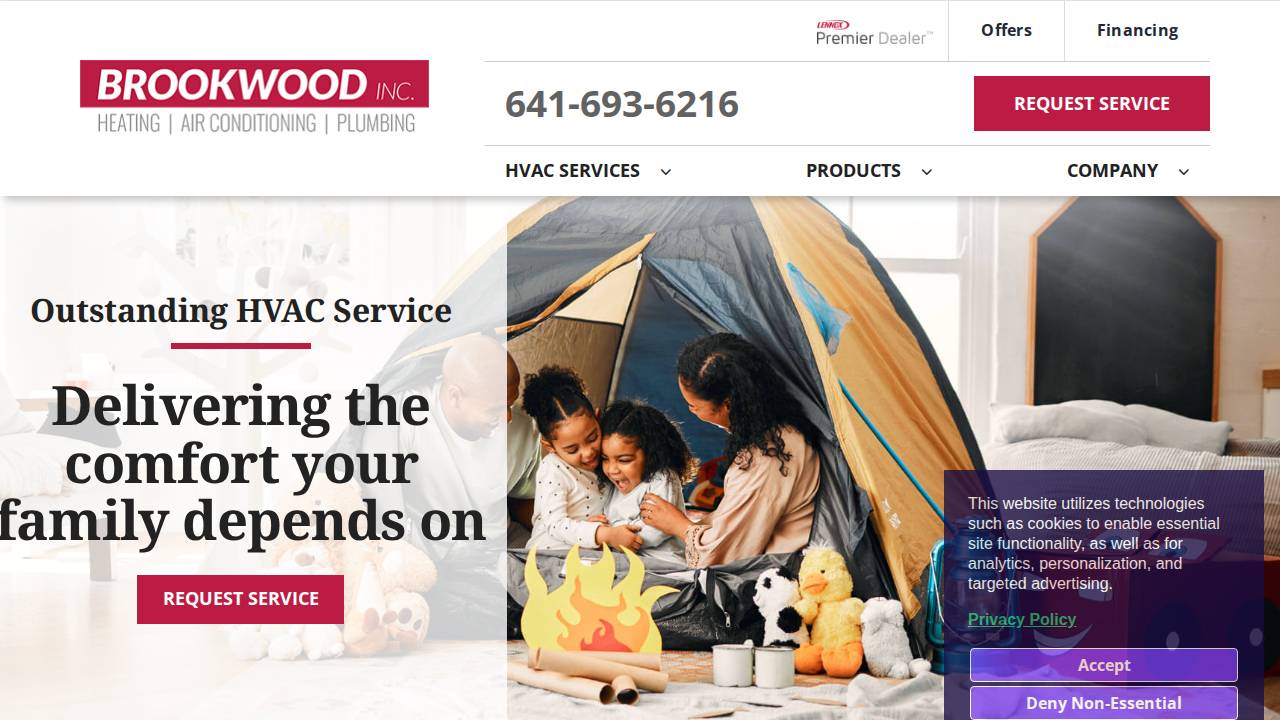 Brookwoodinc website screenshot