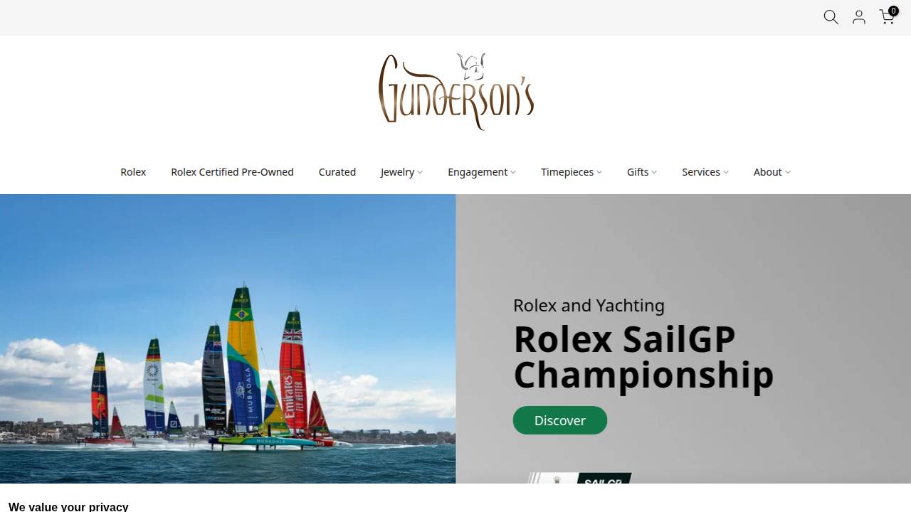 Gunderson's Companies INC website screenshot