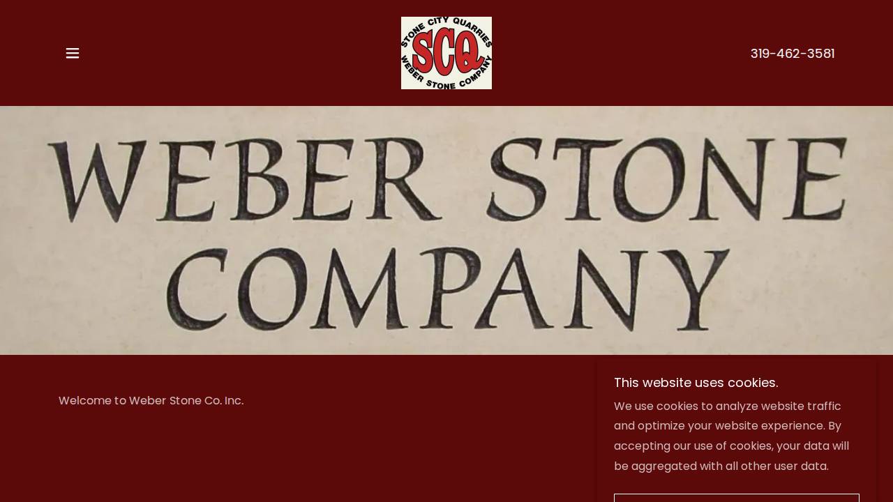 Weber Stone CO INC website screenshot