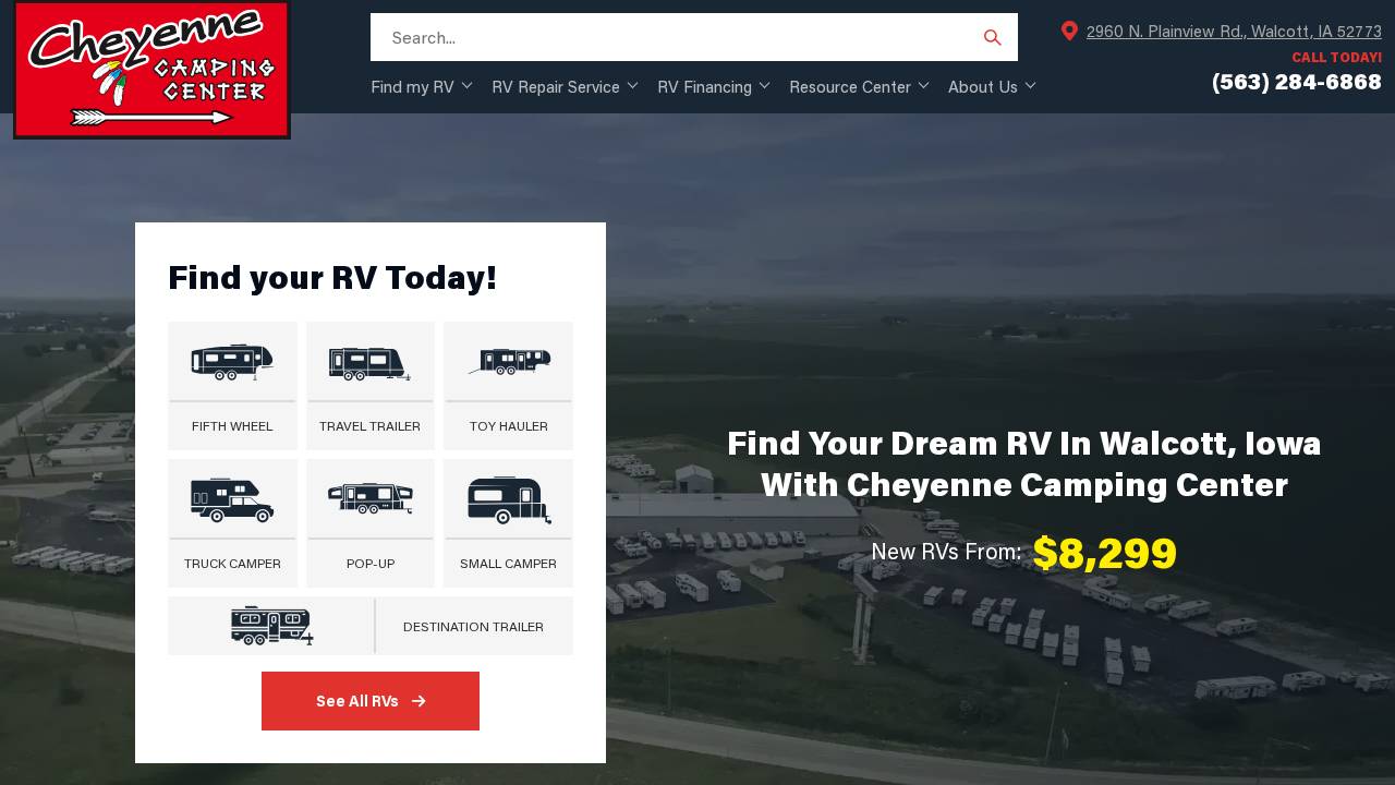 Cheyenne Camping Center INC website screenshot