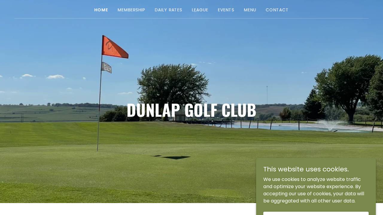 Dunlap Golf Club INC website screenshot