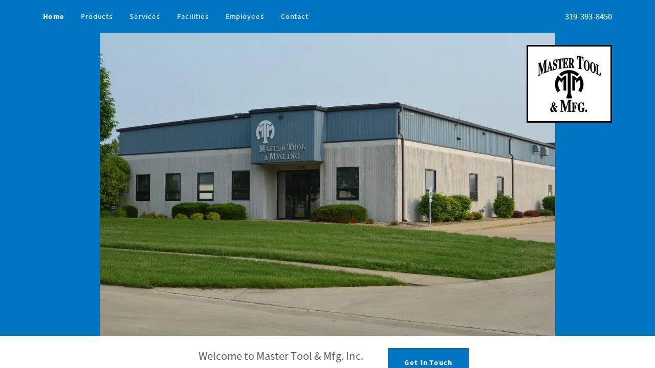 Master Tool & Manufacturing INC website screenshot