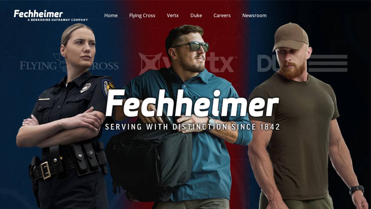 Fechheimer Bros. CO. website screenshot