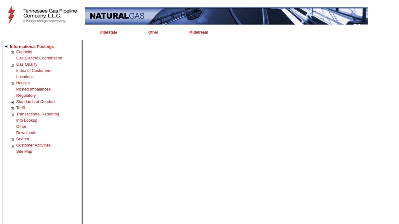 Natural GAS Pipeline CO OF Amer website screenshot