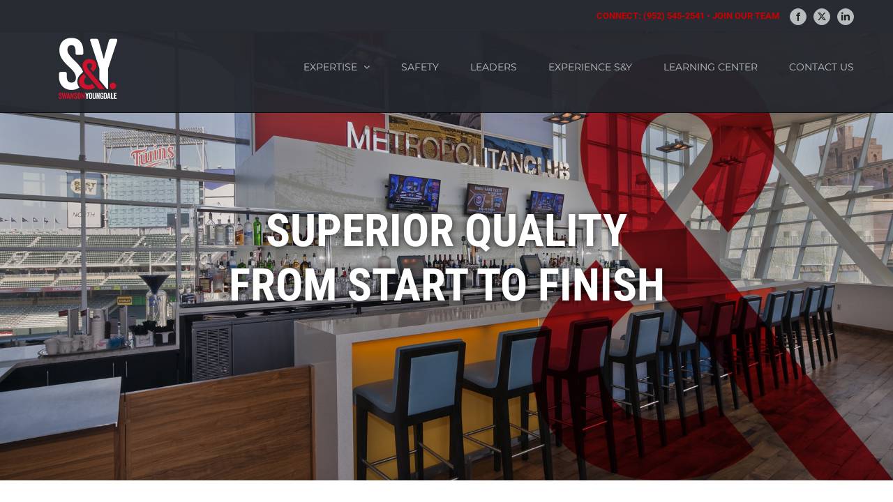 Swanson AND Youngdale INC website screenshot