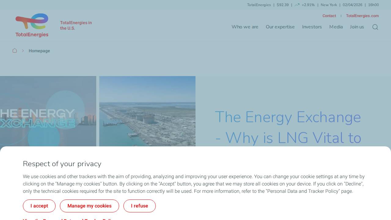Totalenergies Petrochemicals & Refining USA INC website screenshot