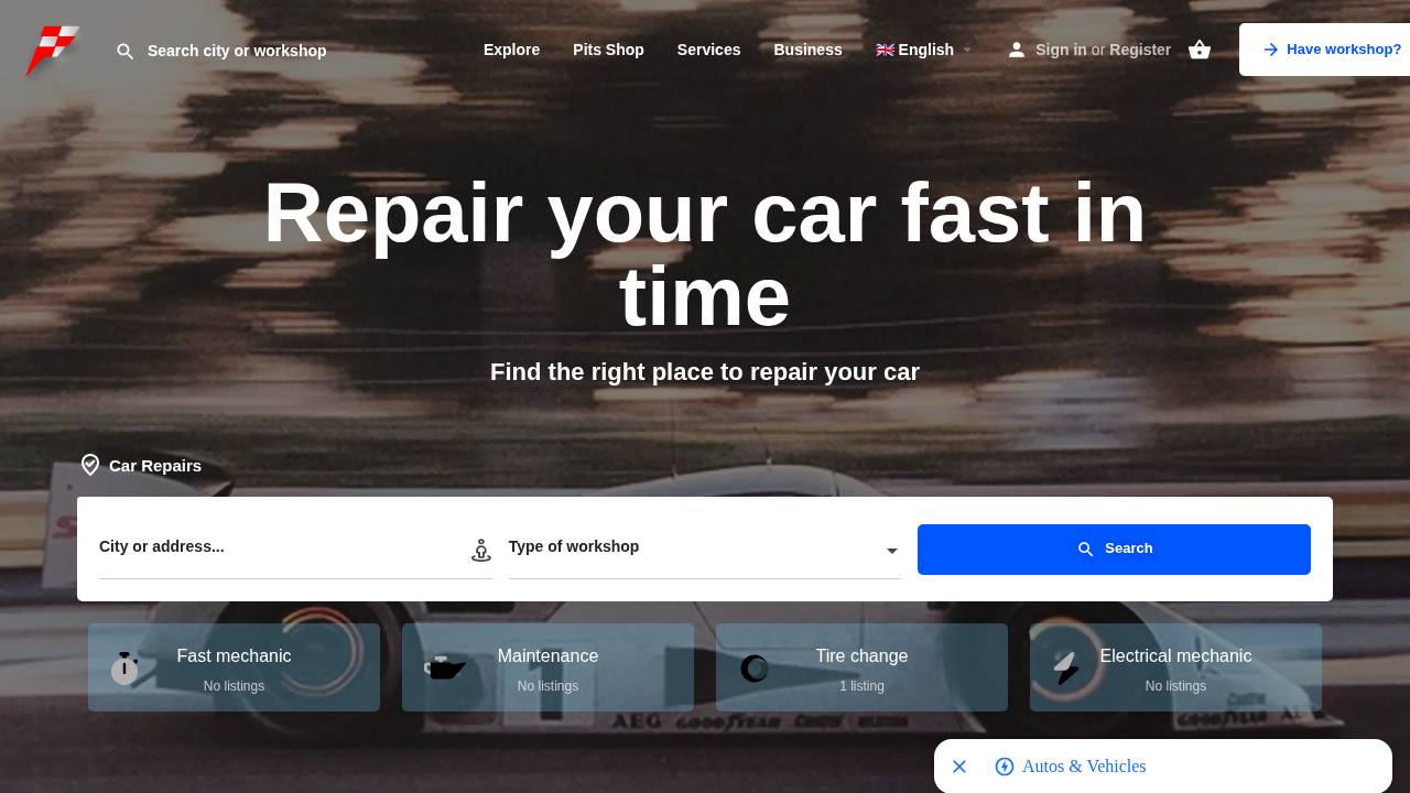 Eakins, Larry E; Larry Eakins Garage website screenshot