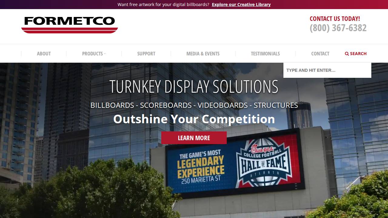 Formetco Incorporated website screenshot